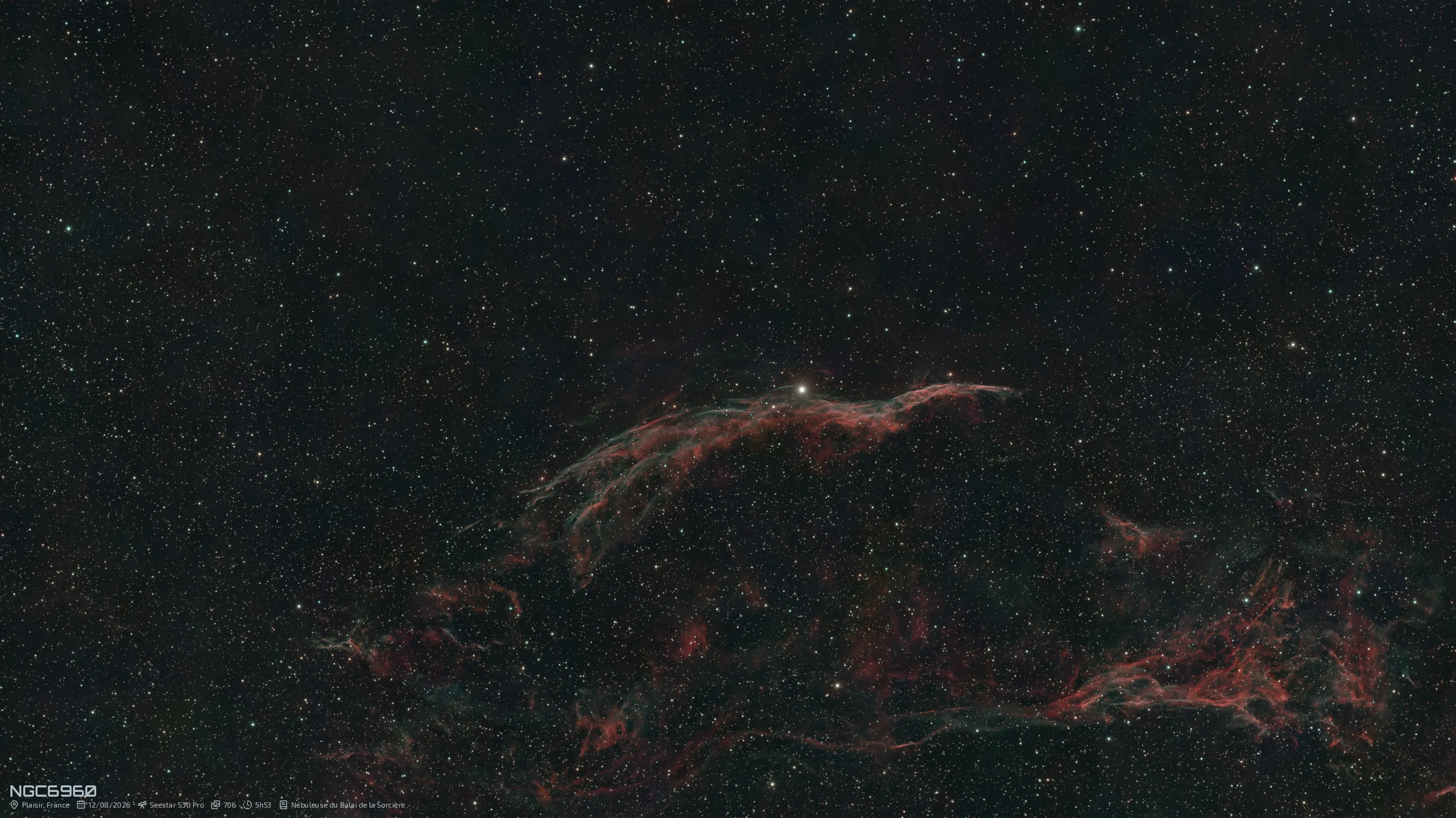 NGC6960: Le Balai de la Sorcière