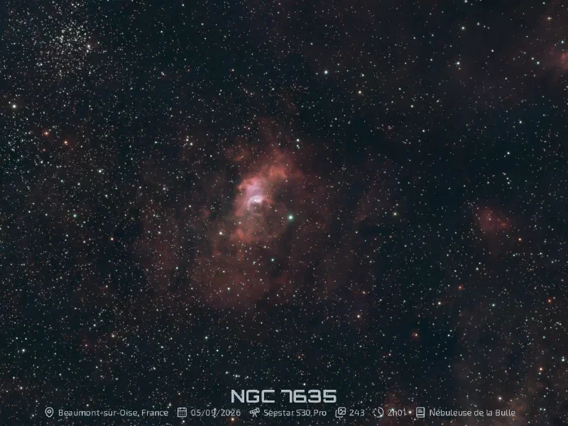 NGC 7635 - Nébuleuse de la Bulle