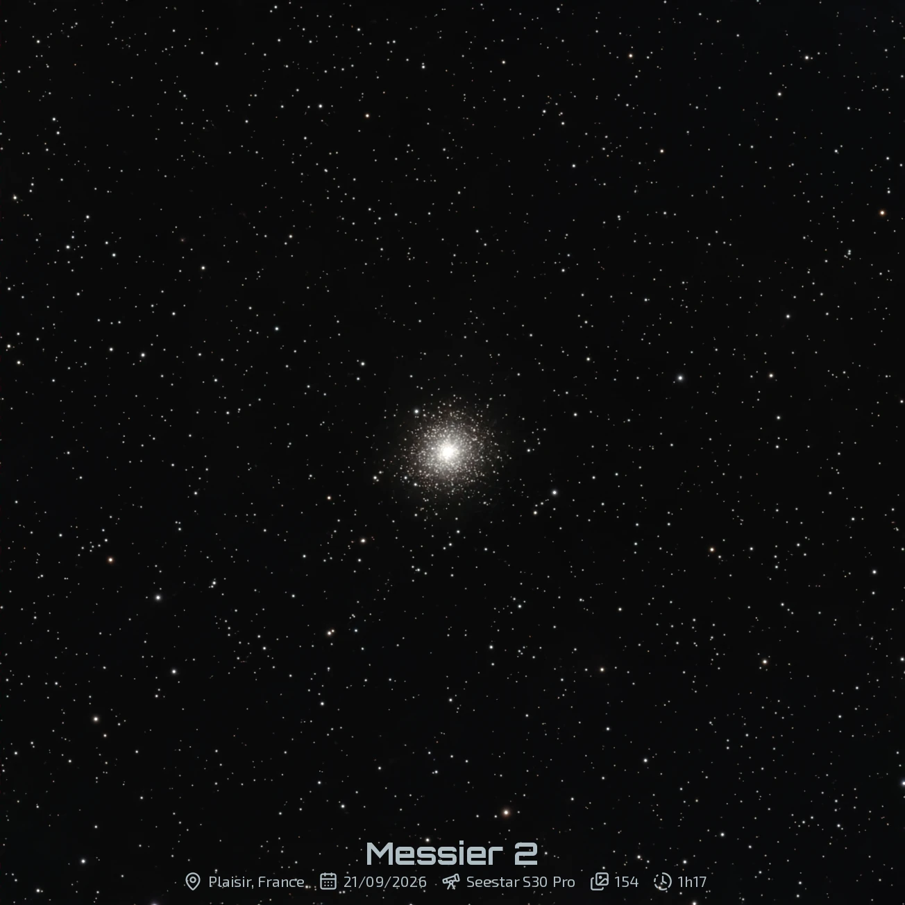 Messier 2 - L'Amas du Verseau