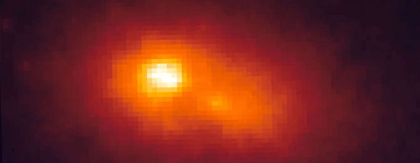 Le double noyau de la galaxie d’Andromède photographié par Hubble