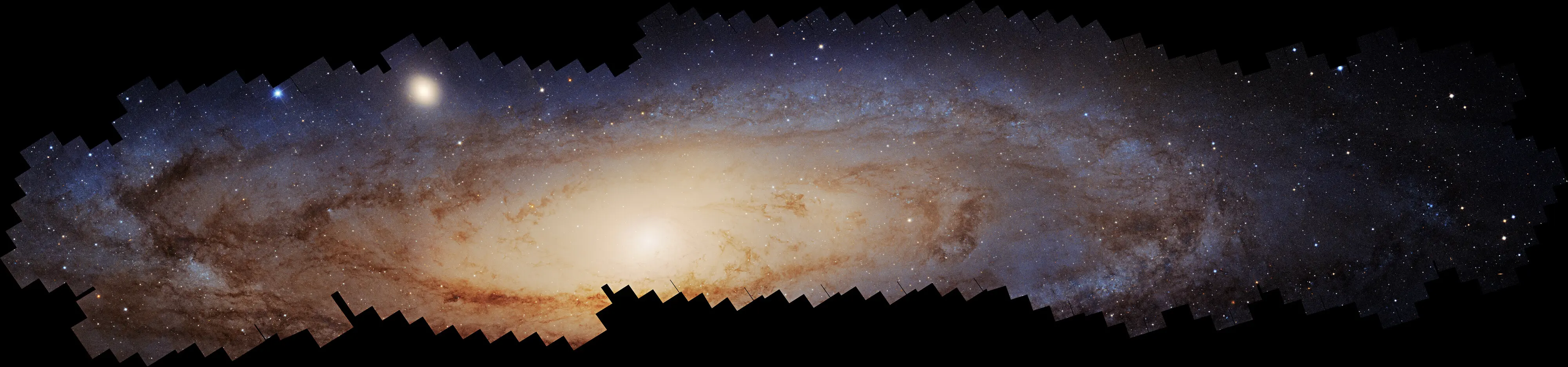 La galaxie d’Andromède vue par la plus grande mosaïque jamais assemblée par Hubble